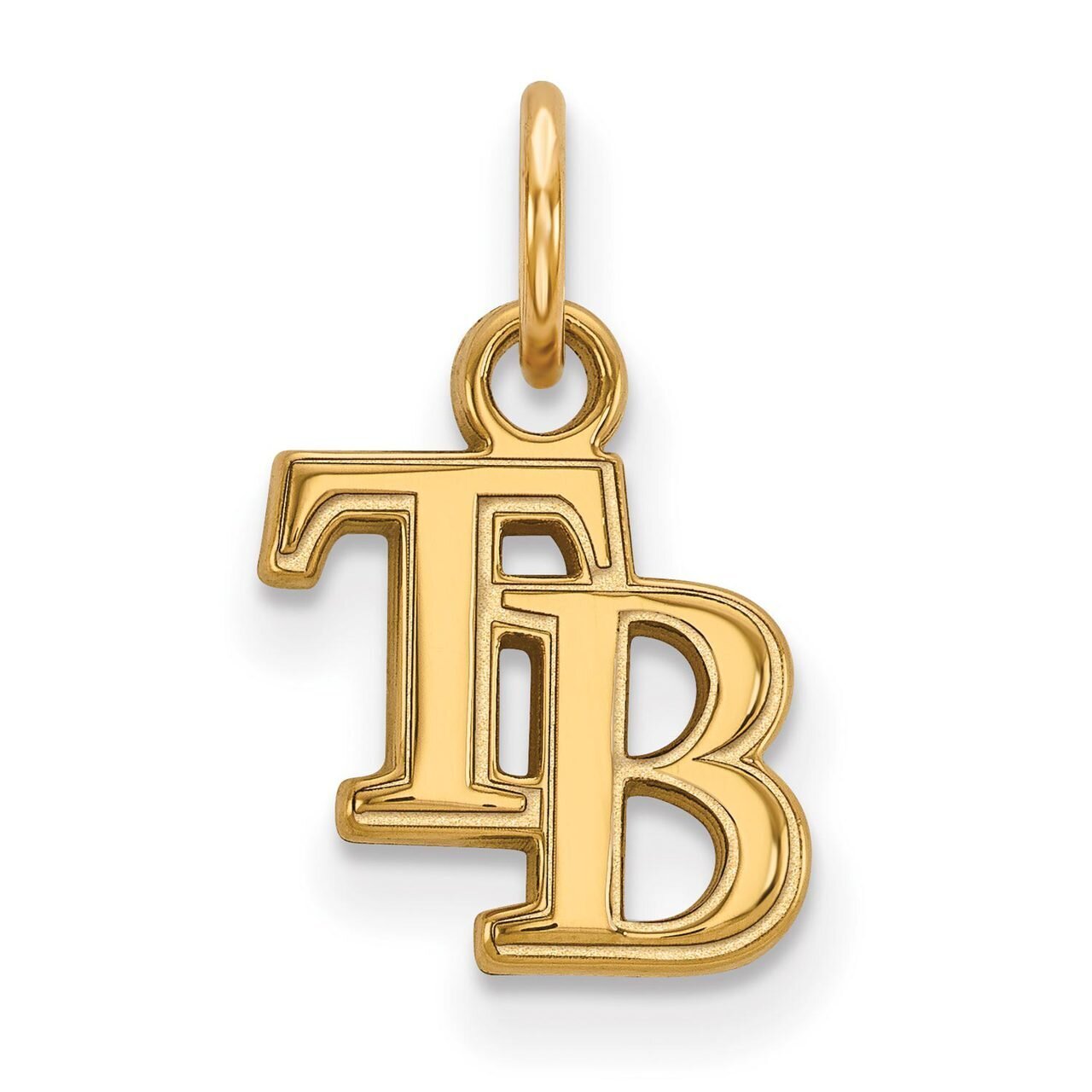 Tampa Bay Rays x-Small Pendant 14k Yellow Gold 4Y004DEV