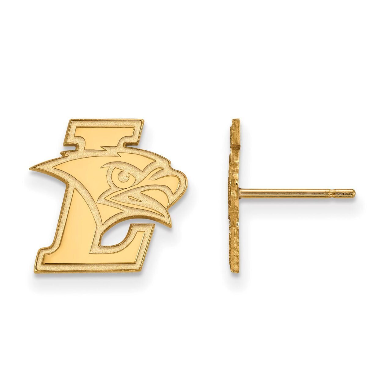 Lehigh University Small Post Earring 14k Yellow Gold 4Y004LHU