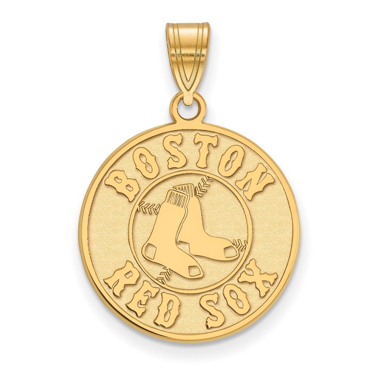 Boston Red Sox Large Pendant 14k Yellow Gold 4Y004RSO, MPN: 4Y004RSO, 886774862866