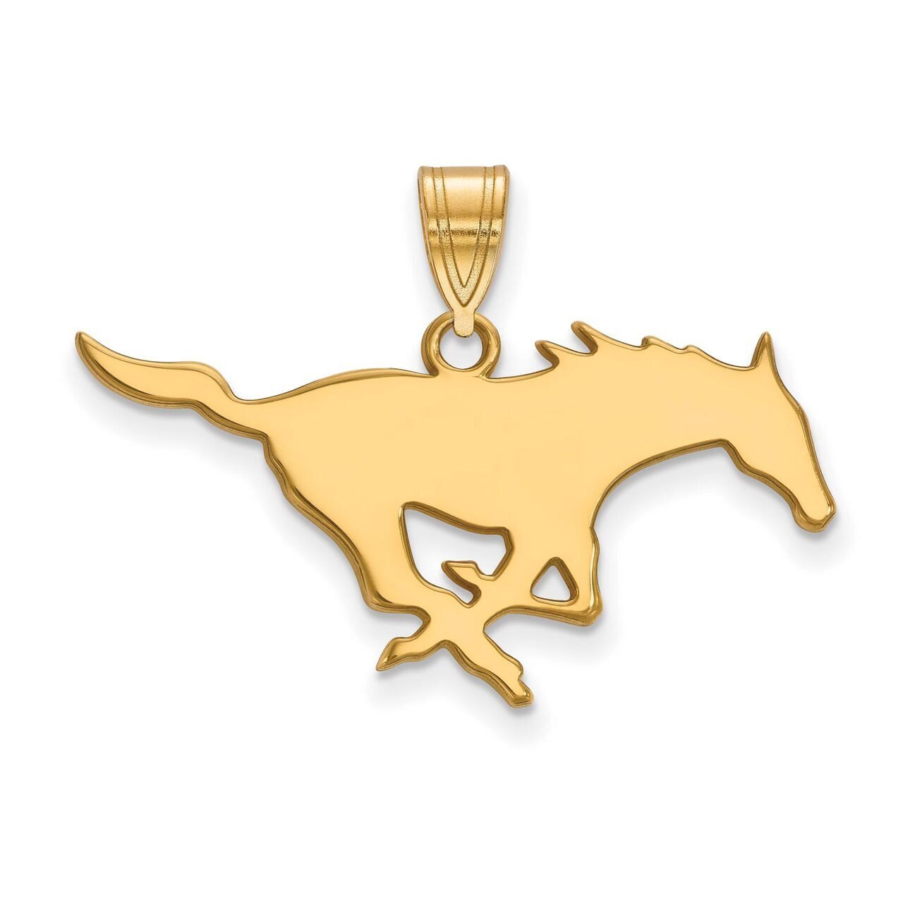 Southern Methodist University Large Pendant 14k Yellow Gold 4Y004SMU, MPN: 4Y004SMU, 886774862934