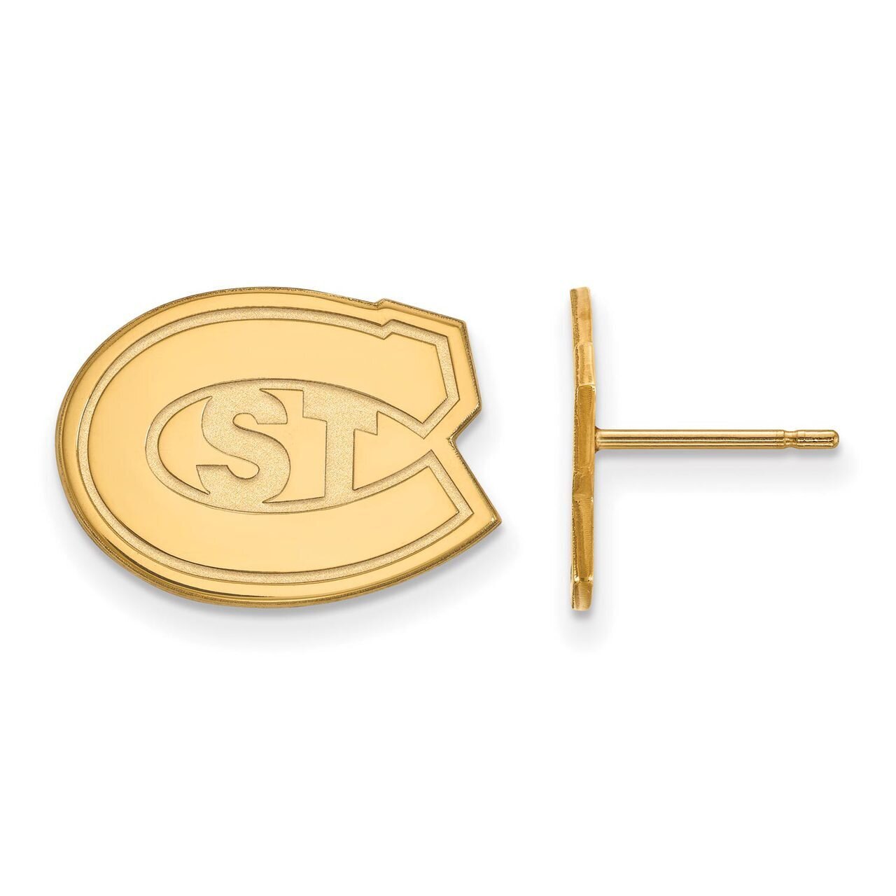 Saint Cloud State Small Post Earring 14k Yellow Gold 4Y004STC