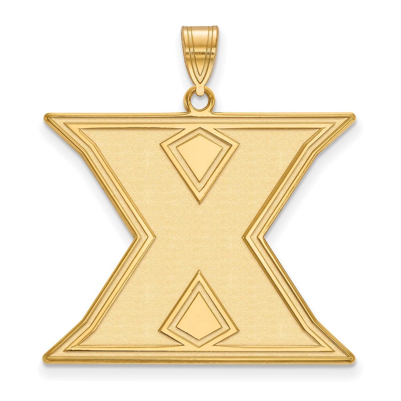 Xavier University x-Large Pendant 14k Yellow Gold 4Y004XU