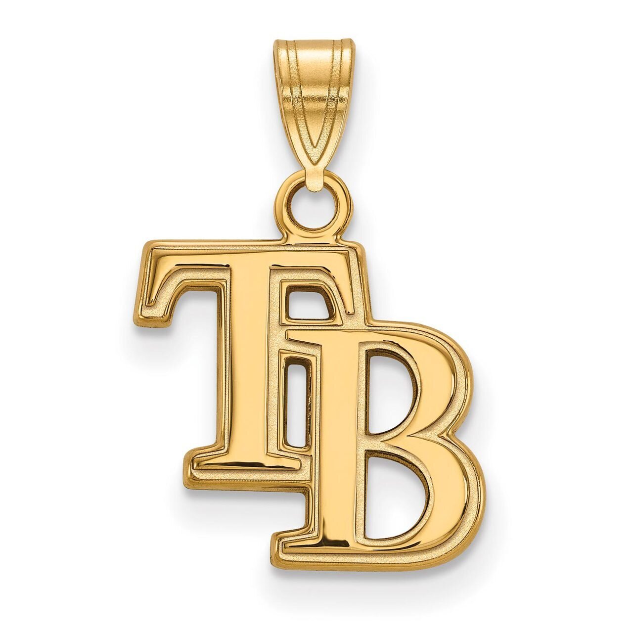 Tampa Bay Rays Small Pendant 14k Yellow Gold 4Y005DEV
