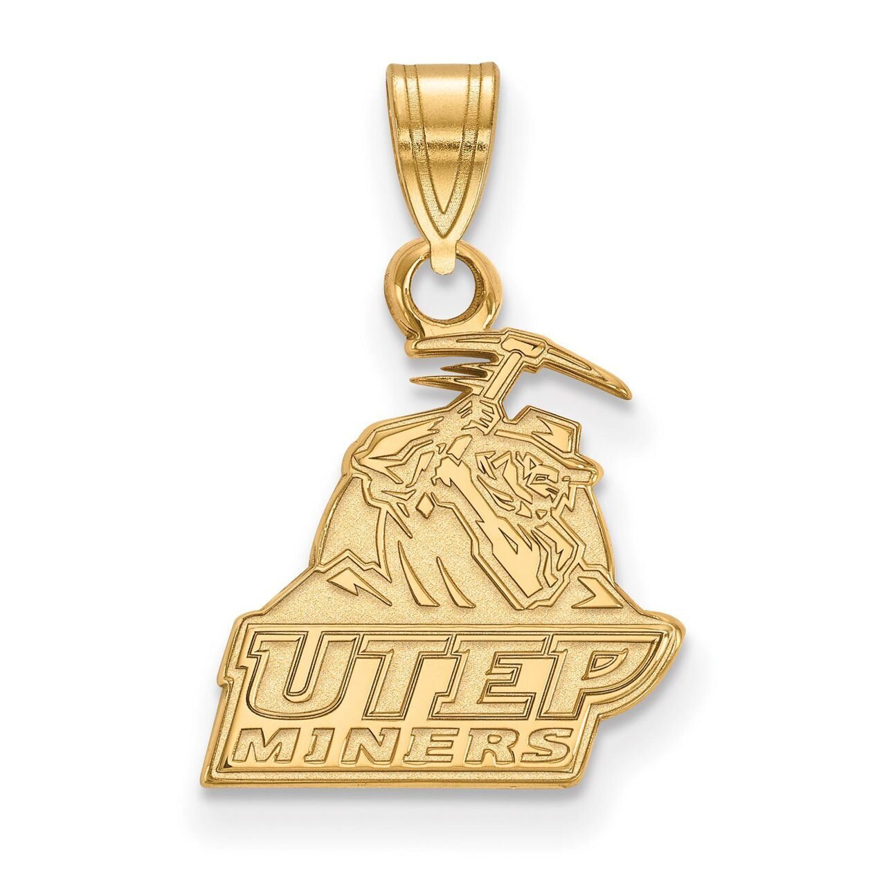 The University of Texas at El Paso Small Pendant 14k Yellow Gold 4Y005UTE
