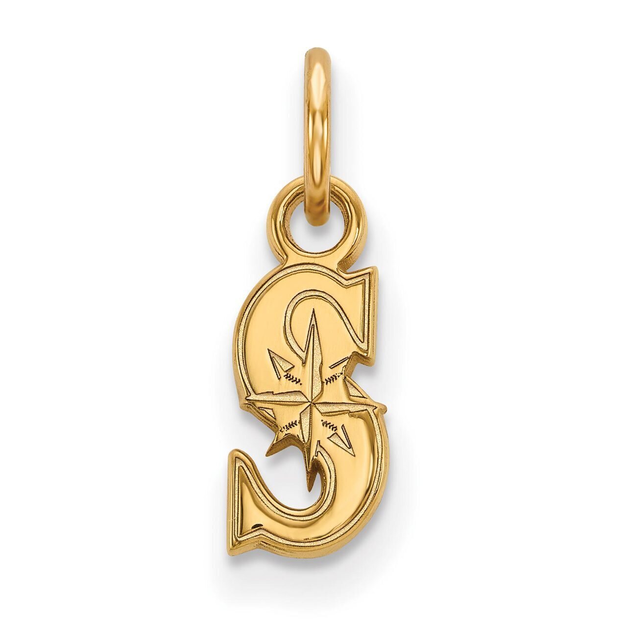 Seattle Mariners x-Small Pendant 14k Yellow Gold 4Y006MRN, MPN: 4Y006MRN, 886774865249