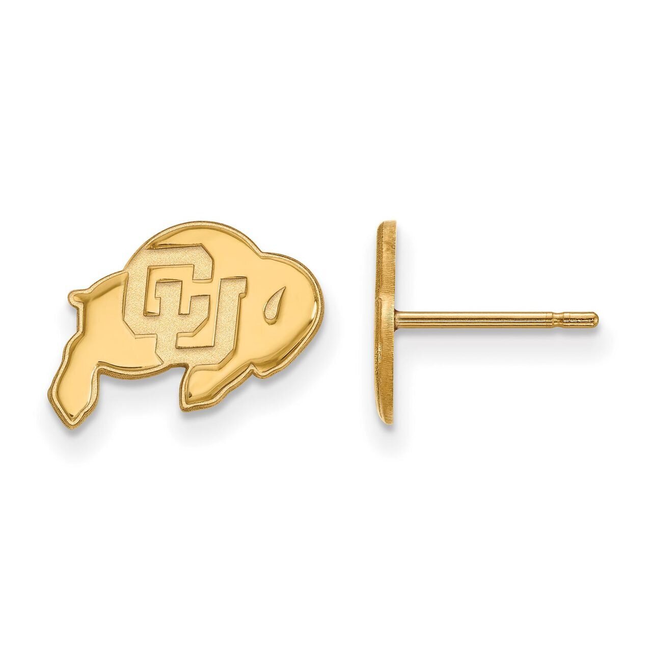 University of Colorado x-Small Post Earring 14k Yellow Gold 4Y007UCO, MPN: 4Y007UCO, 886774866475