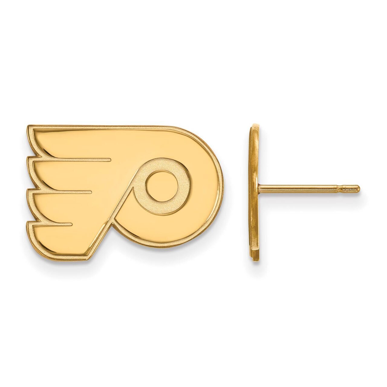 Philadelphia Flyers Small Post Earring 14k Yellow Gold 4Y008FLY