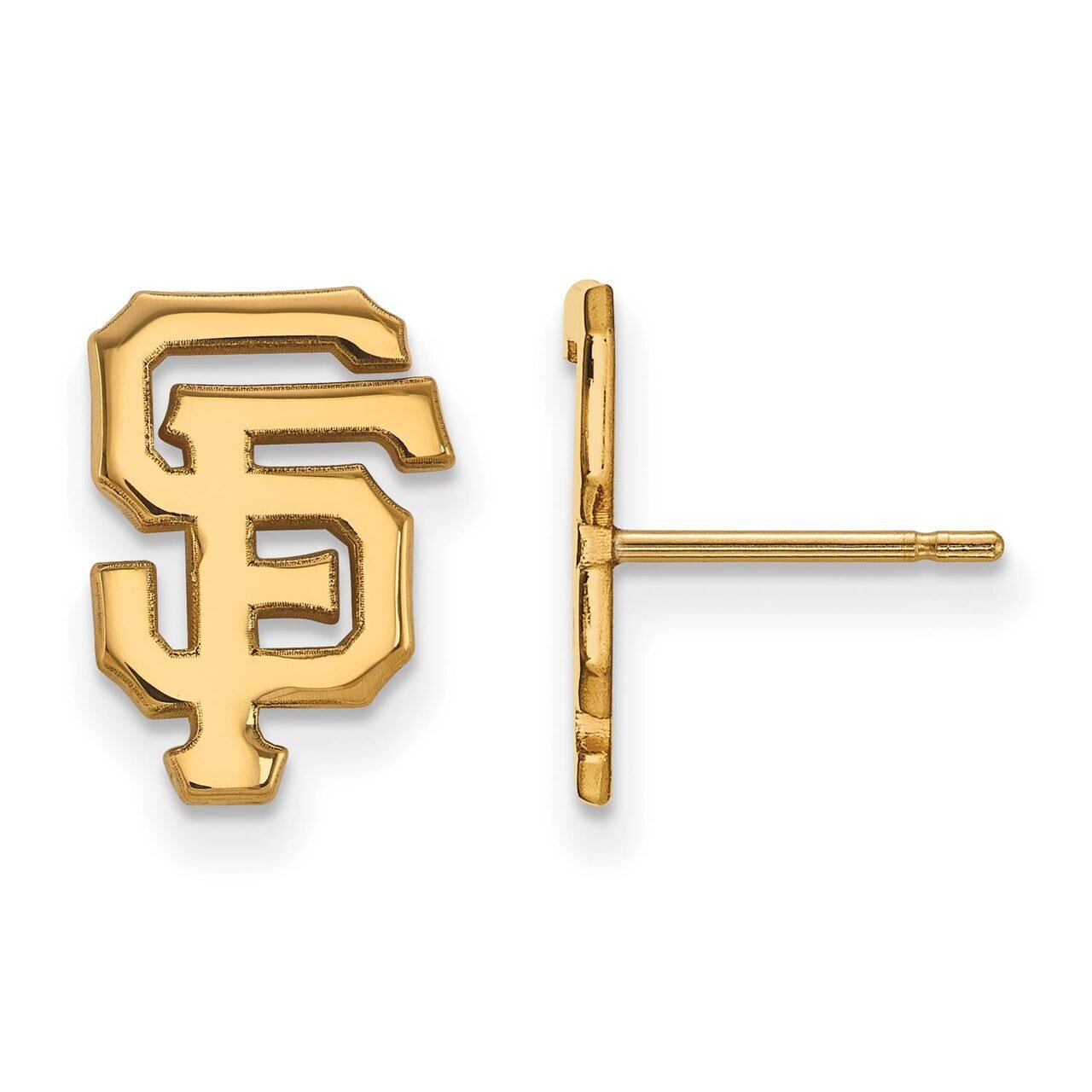 San Francisco Giants Small Post Earring 14k Yellow Gold 4Y008GIT
