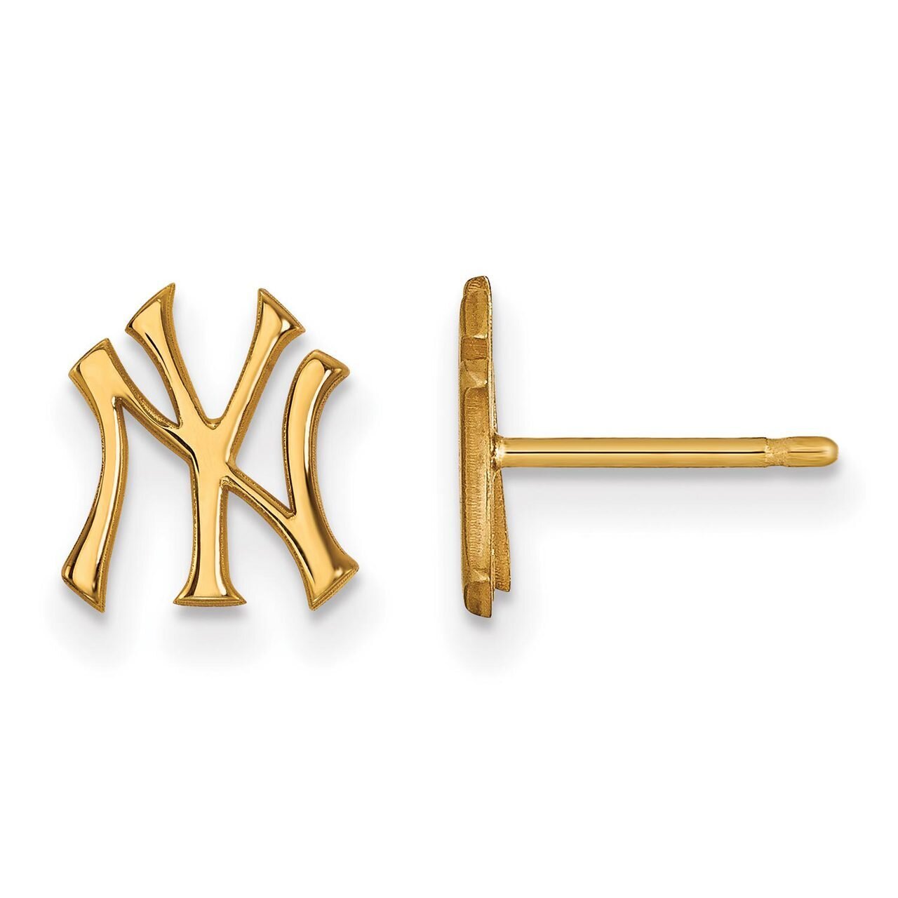 New York Yankees x-Small Post Earring 14k Yellow Gold 4Y008YAN, MPN: 4Y008YAN, 886774868356