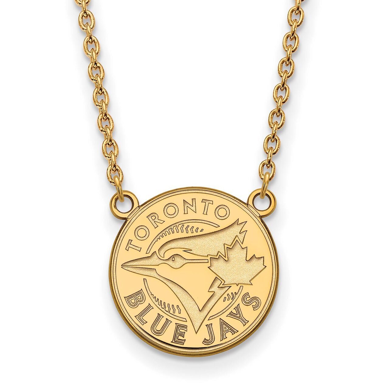 Toronto Blue Jays Large Pendant with Chain Necklace 14k Yellow Gold 4Y009BLU-18, MPN: 4Y009BLU-18, …