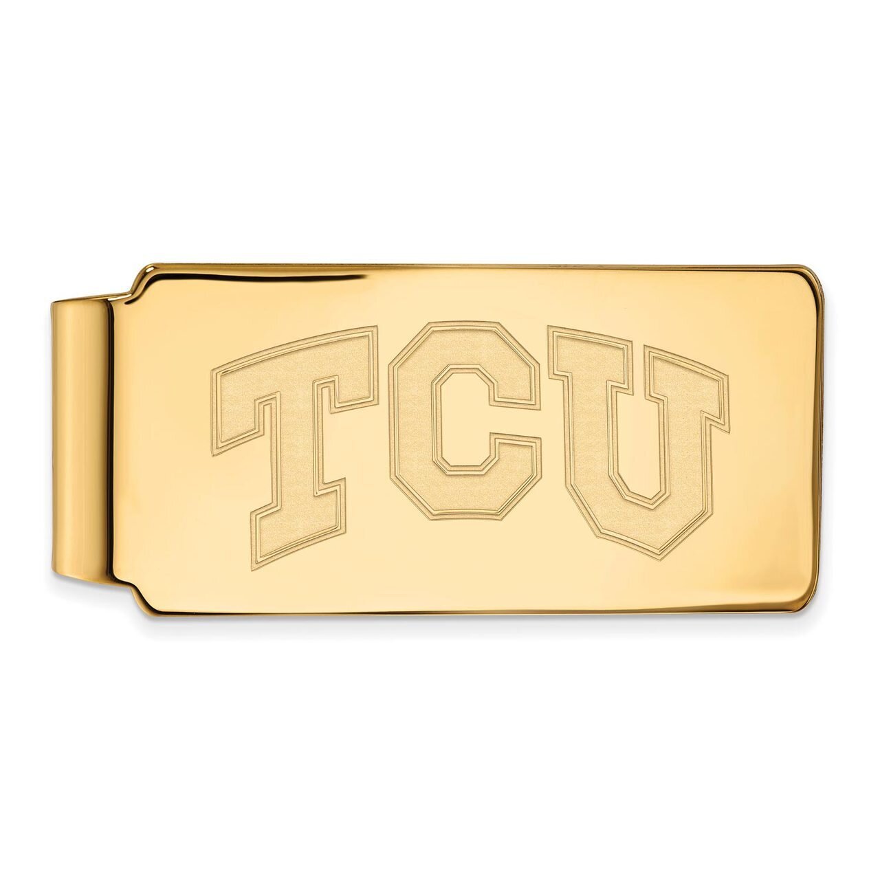 Texas Christian University Money Clip 14k Yellow Gold 4Y009TCU