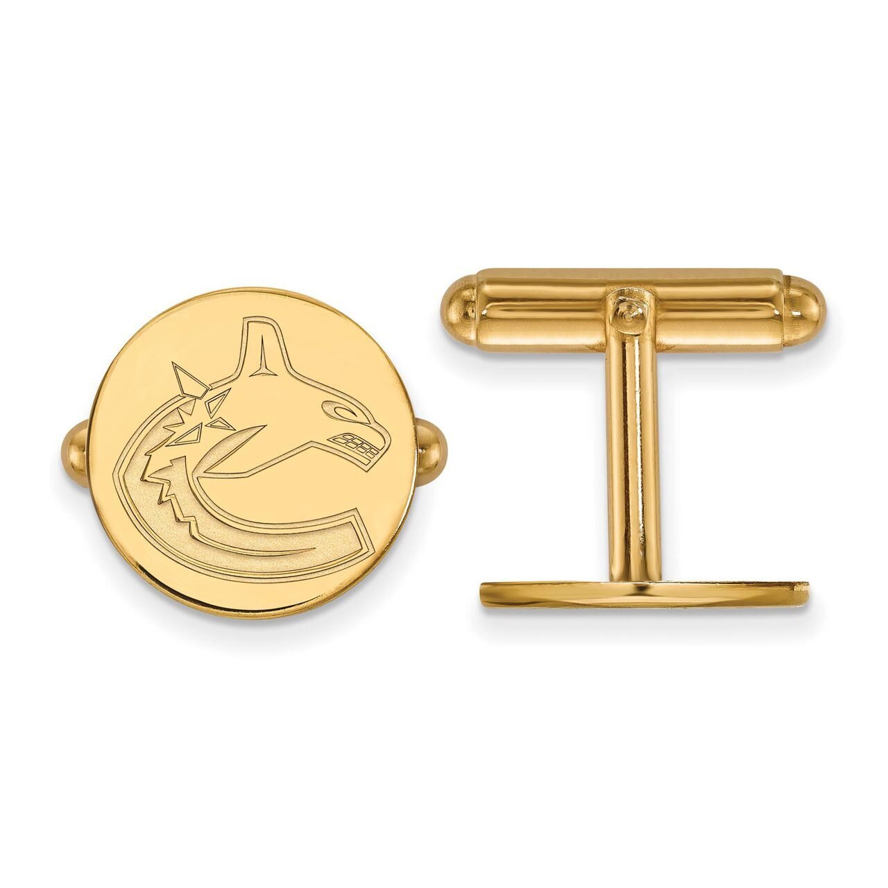 Vancouver Canucks Cufflinkss 14k Yellow Gold 4Y010CUC, MPN: 4Y010CUC, 886774739359