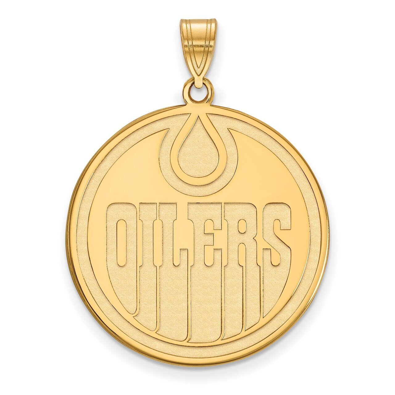 Edmonton Oilers x-Large Pendant 14k Yellow Gold 4Y010OIL