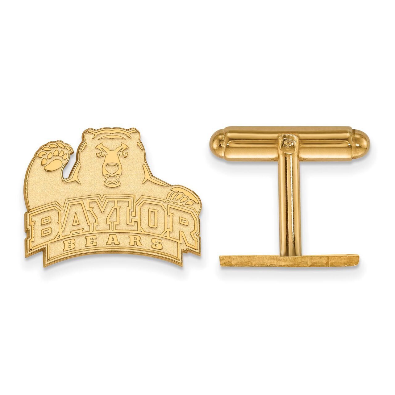 Baylor University Cufflinks 14k Yellow Gold 4Y011BU, MPN: 4Y011BU, 886774870922
