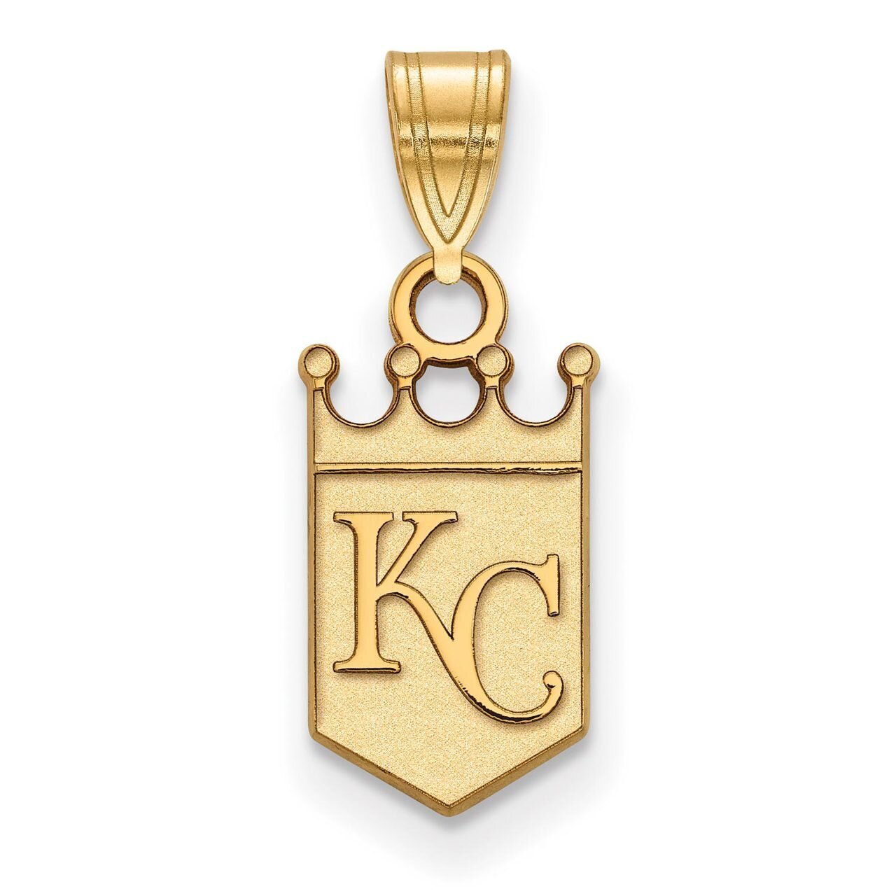 Kansas City Royals Small Pendant 14k Yellow Gold 4Y011ROY
