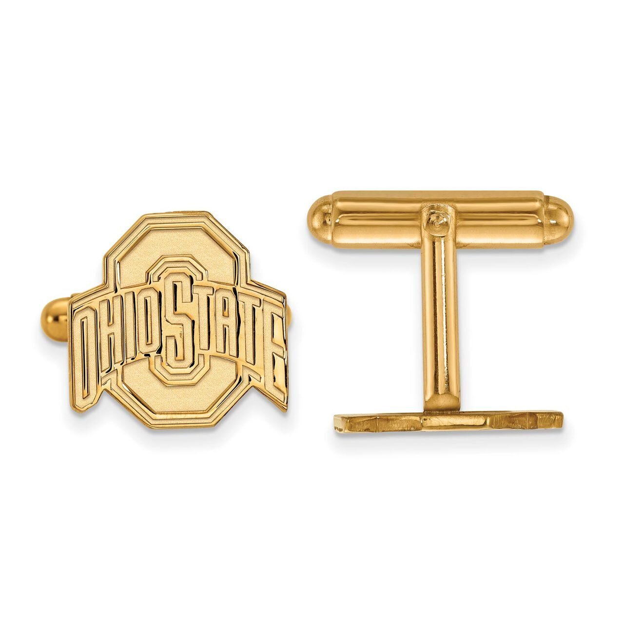 Ohio State University Cufflinks 14k Yellow Gold 4Y012OSU, MPN: 4Y012OSU, 886774871950