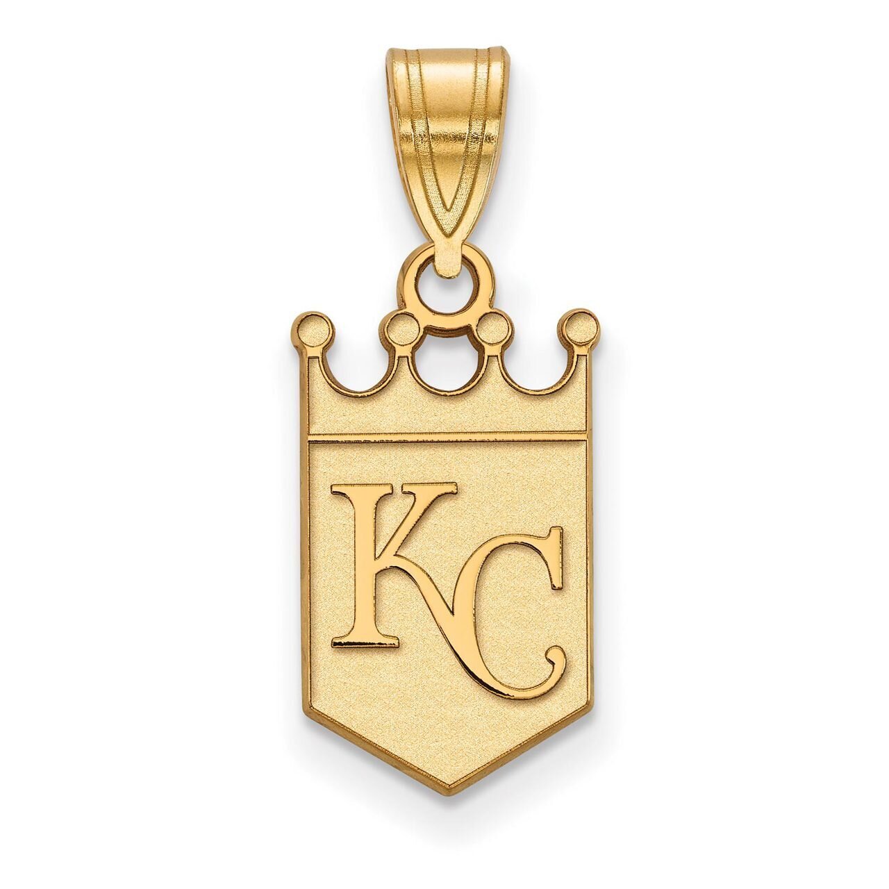 Kansas City Royals Medium Pendant 14k Yellow Gold 4Y012ROY