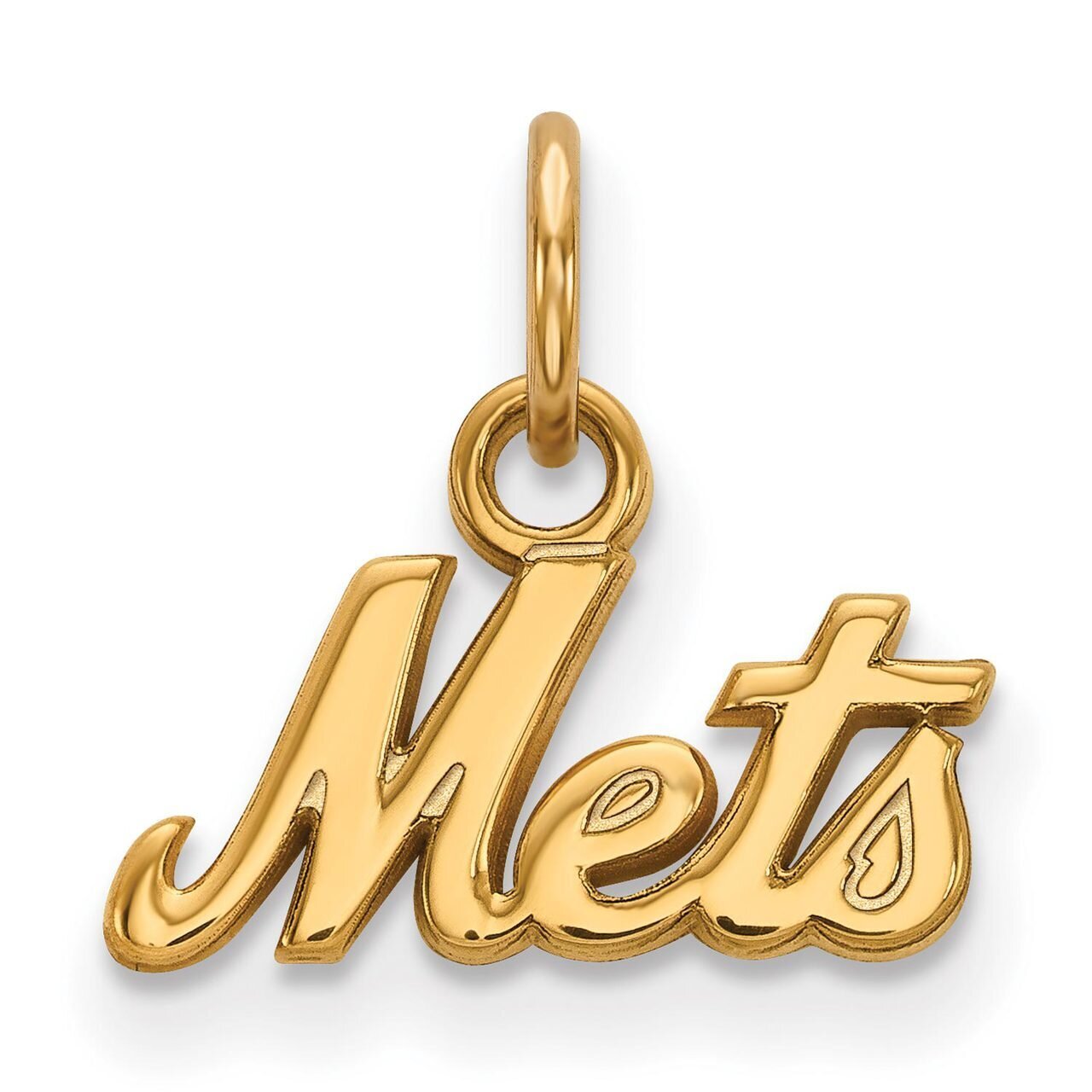 New York Mets x-Small Pendant 14k Yellow Gold 4Y013MET