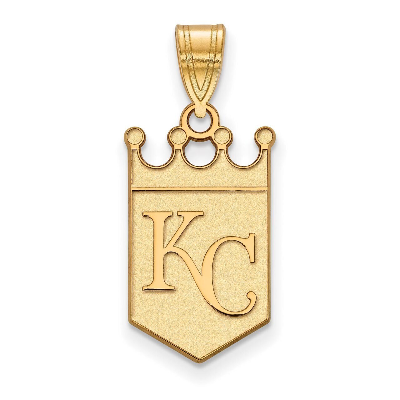Kansas City Royals Large Pendant 14k Yellow Gold 4Y013ROY
