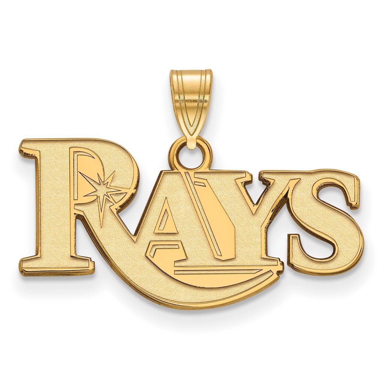 Tampa Bay Rays Small Pendant 14k Yellow Gold 4Y016DEV, MPN: 4Y016DEV, 886774873824