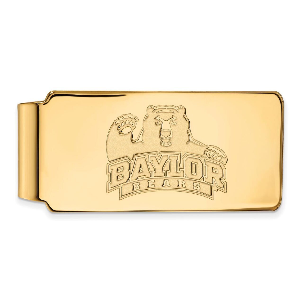 Baylor University Money Clip 14k Yellow Gold 4Y017BU