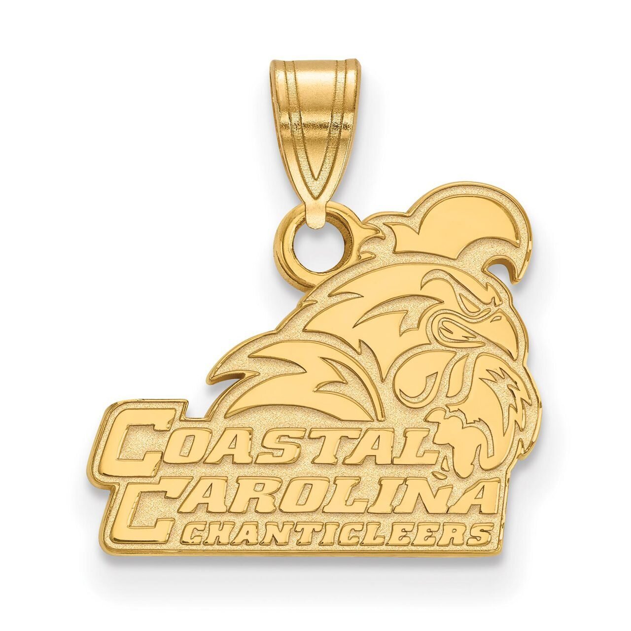 Coastal Carolina University Small Pendant 14k Yellow Gold 4Y017CCU