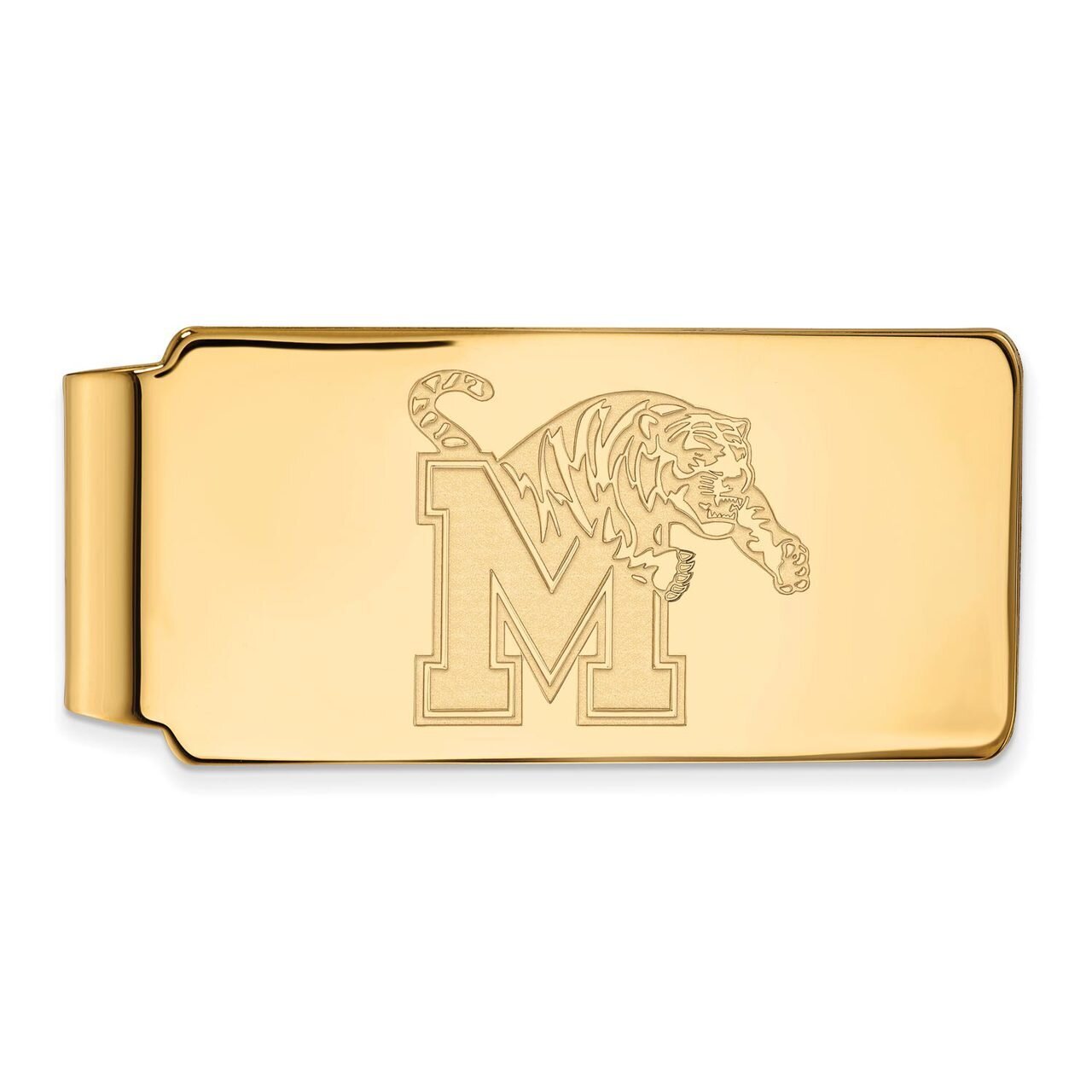 University of Memphis Money Clip 14k Yellow Gold 4Y017UMP