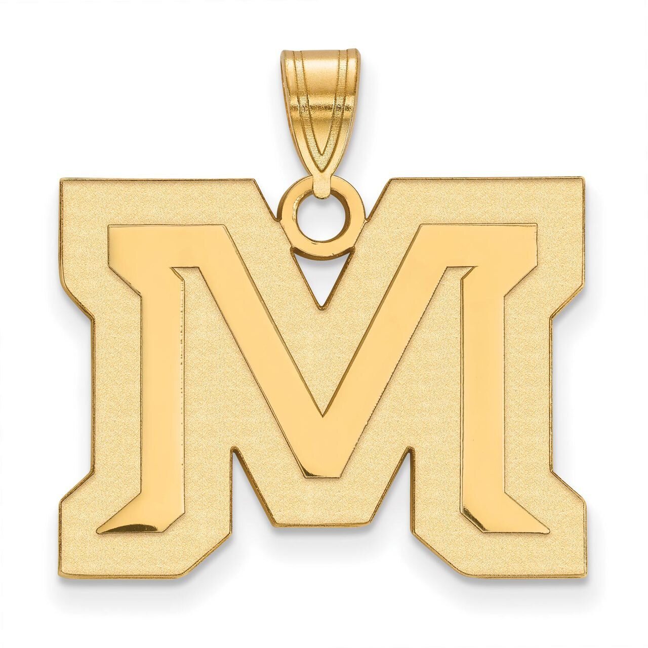 Montana State University Large Pendant 14k Yellow Gold 4Y018MTU