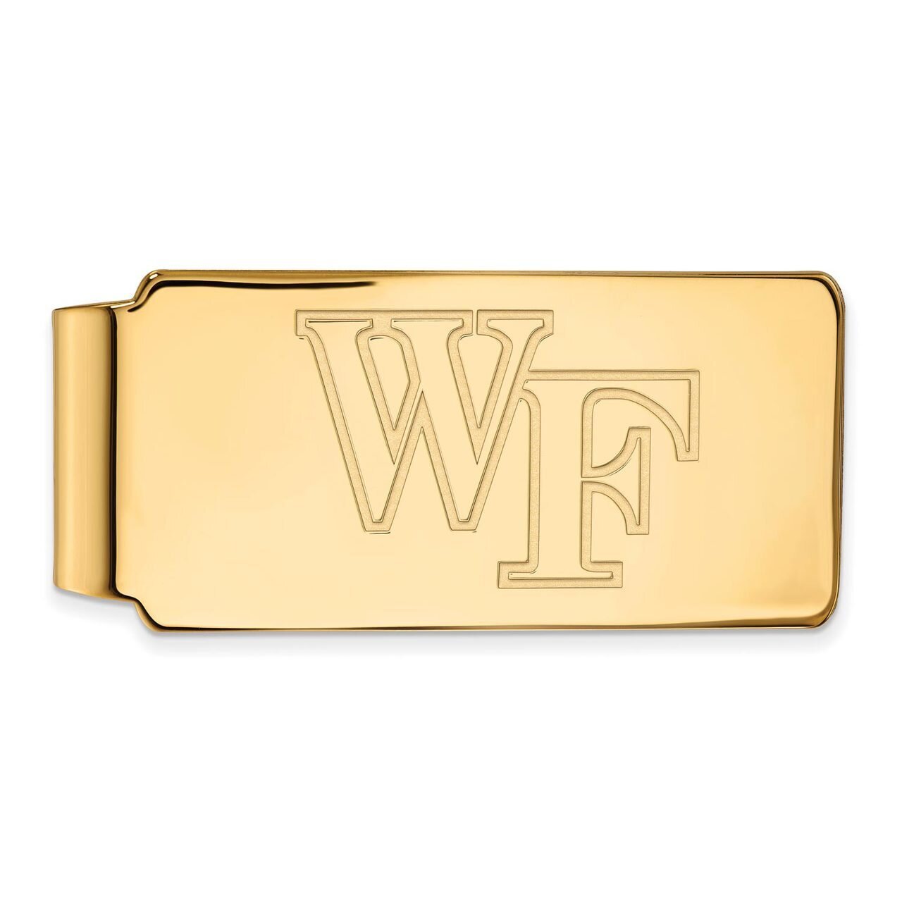 Wake Forest University Money Clip 14k Yellow Gold 4Y019WFU