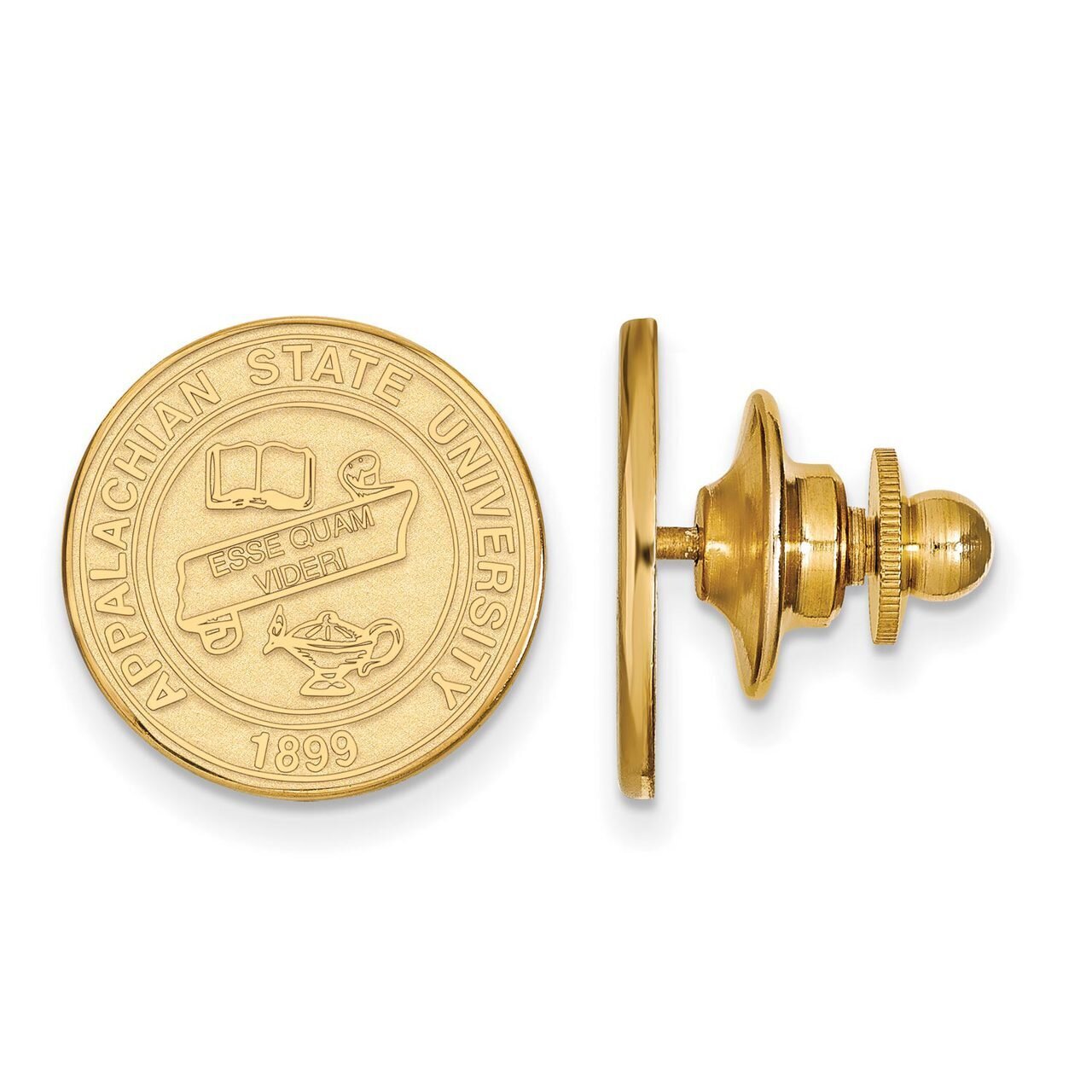 Appalachian State University Crest Lapel Pin 14k Yellow Gold 4Y021APS