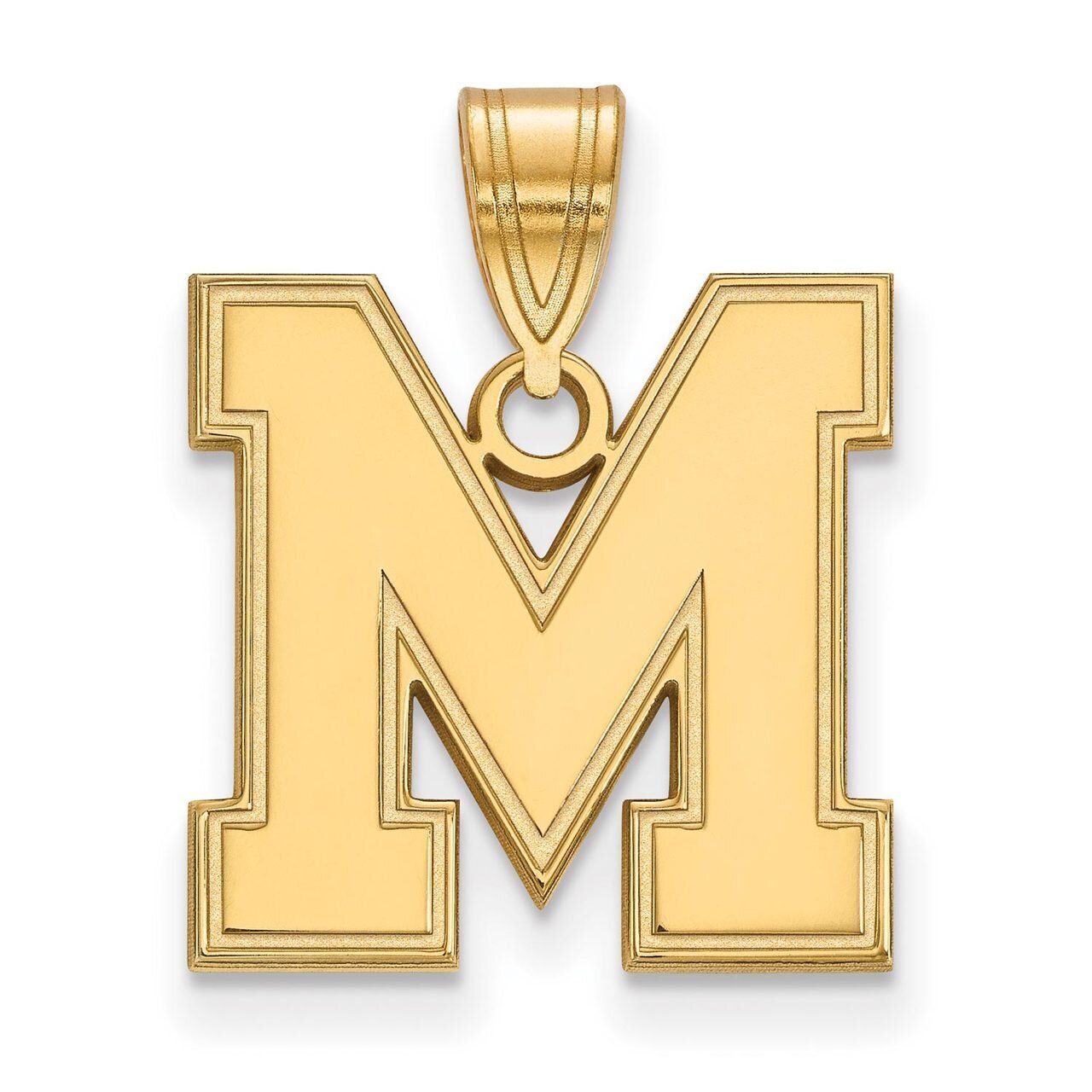 University of Memphis Medium Pendant 14k Yellow Gold 4Y025UMP, MPN: 4Y025UMP, 886774877648