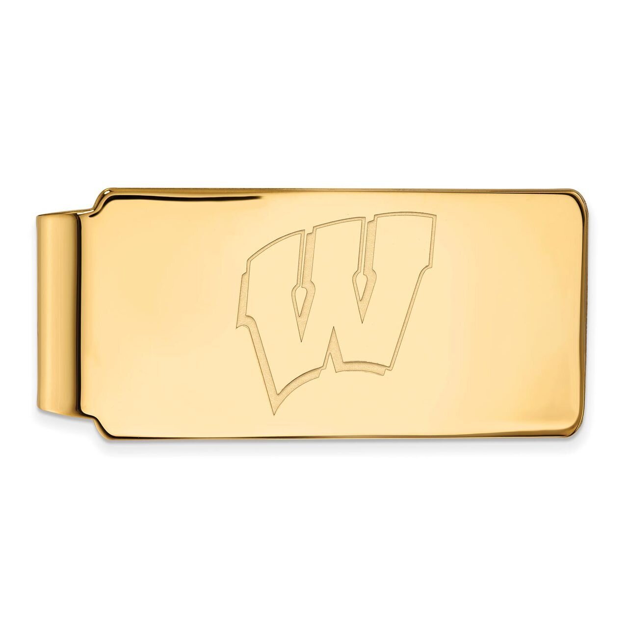 University of Wisconsin Money Clip 14k Yellow Gold 4Y025UWI, MPN: 4Y025UWI, 886774877754