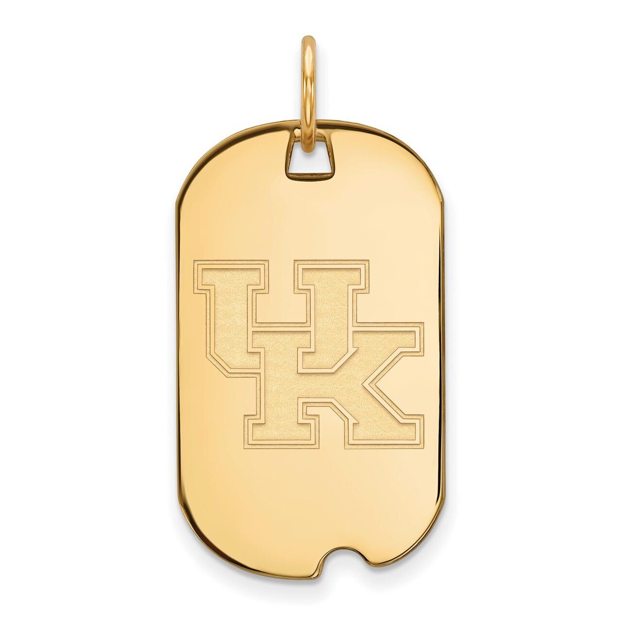 University of Kentucky Small Dog Tag 14k Yellow Gold 4Y027UK