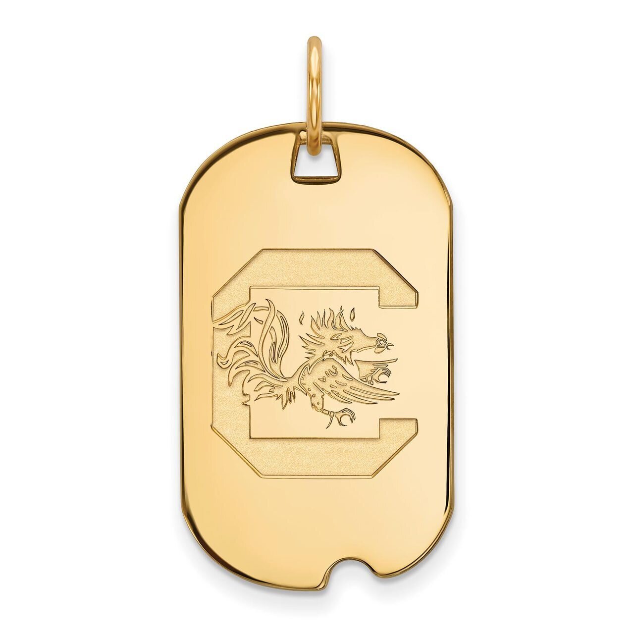 University of South Carolina Small Dog Tag 14k Yellow Gold 4Y027USO, MPN: 4Y027USO, 886774878461