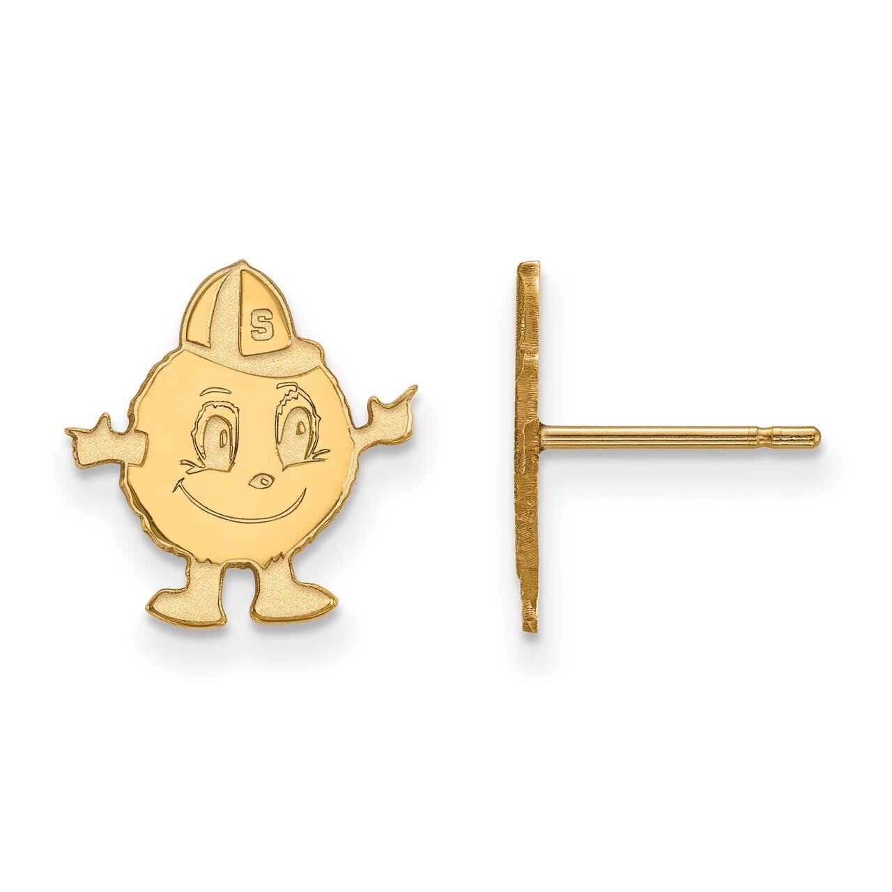 Syracuse University Small Post Earring 14k Yellow Gold 4Y029SYU, MPN: 4Y029SYU, 886774878973