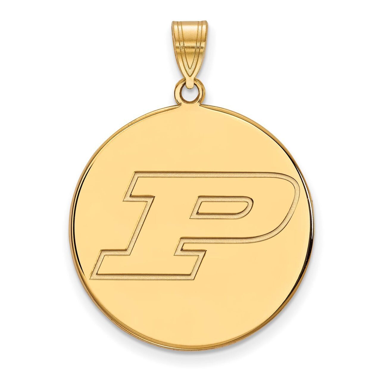 Purdue x-Large Disc Pendant 14k Yellow Gold 4Y035PU, MPN: 4Y035PU, 886774879727