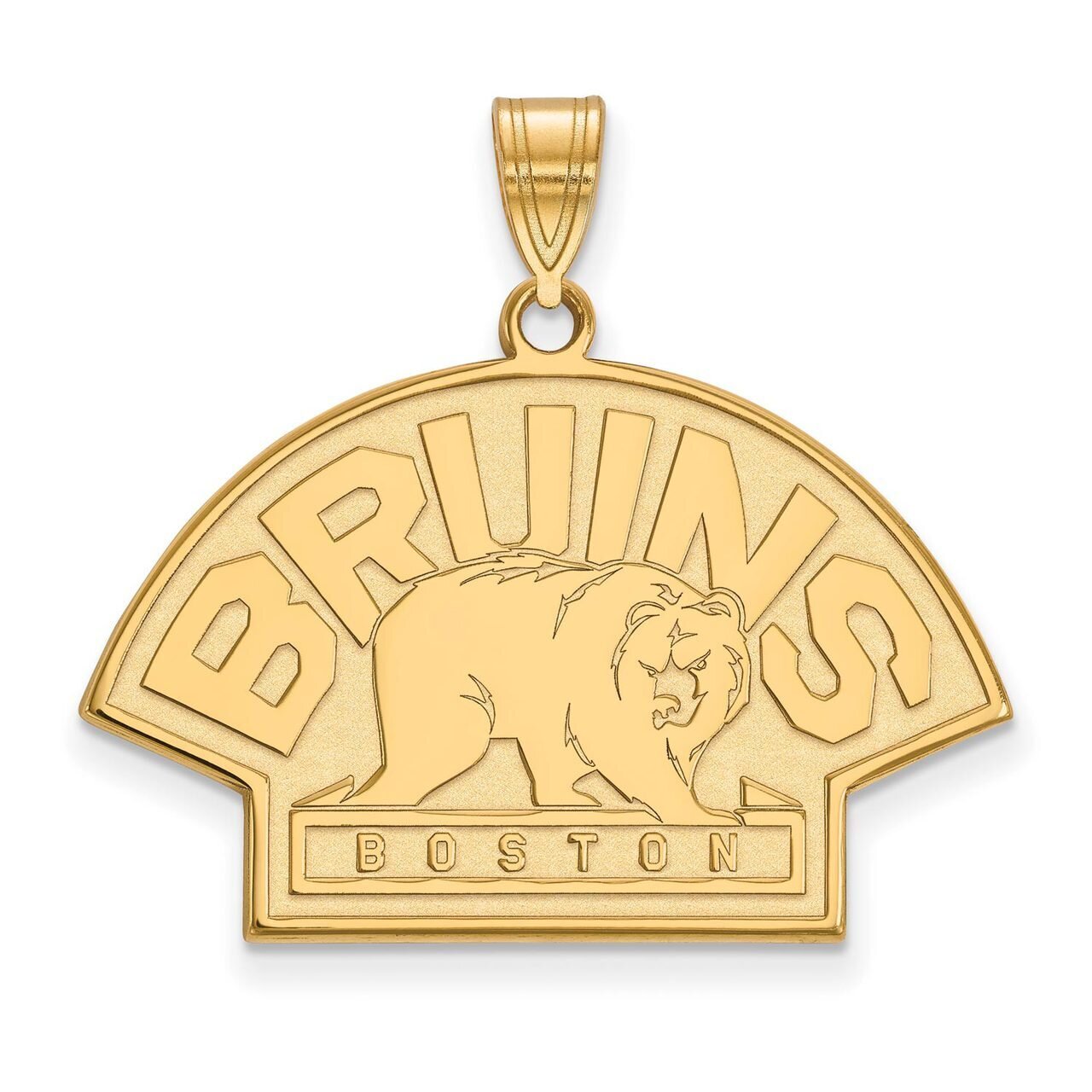 Boston Bruins Large Pendant 14k Yellow Gold 4Y040BRI, MPN: 4Y040BRI, 886774740478