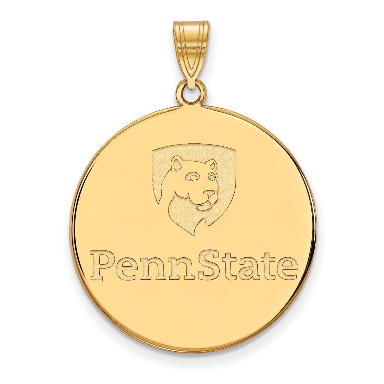 Penn State University x-Large Disc Pendant 14k Yellow Gold 4Y040PSU, MPN: 4Y040PSU, 886774880792