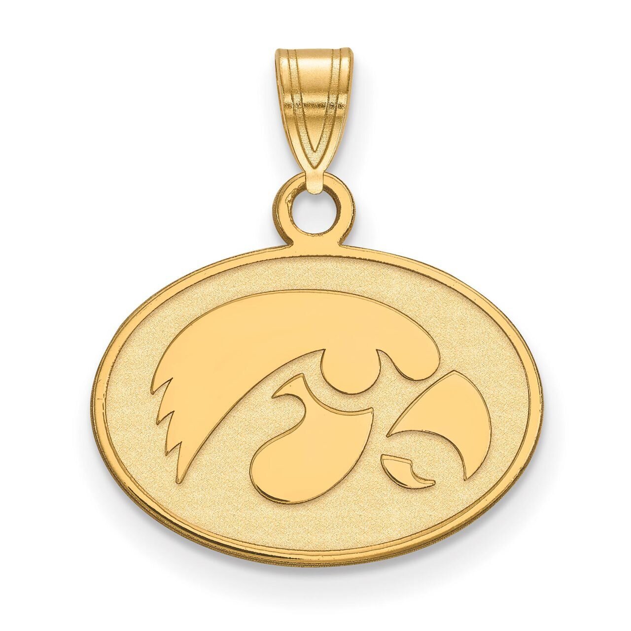 University of Iowa Small Pendant 14k Yellow Gold 4Y044UIA, MPN: 4Y044UIA, 886774882130