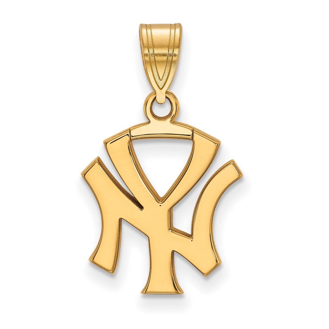 New York Yankees Medium Pendant 14k Yellow Gold 4Y045YAN