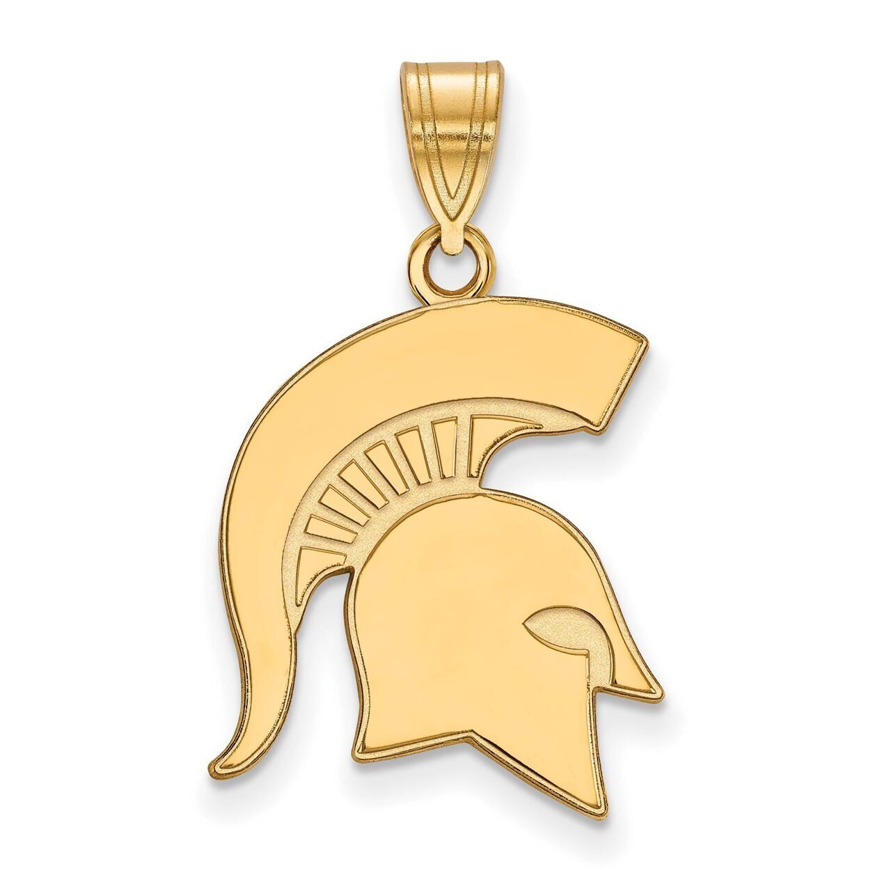 Michigan State University Large Pendant 14k Yellow Gold 4Y046MIS, MPN: 4Y046MIS, 886774882772