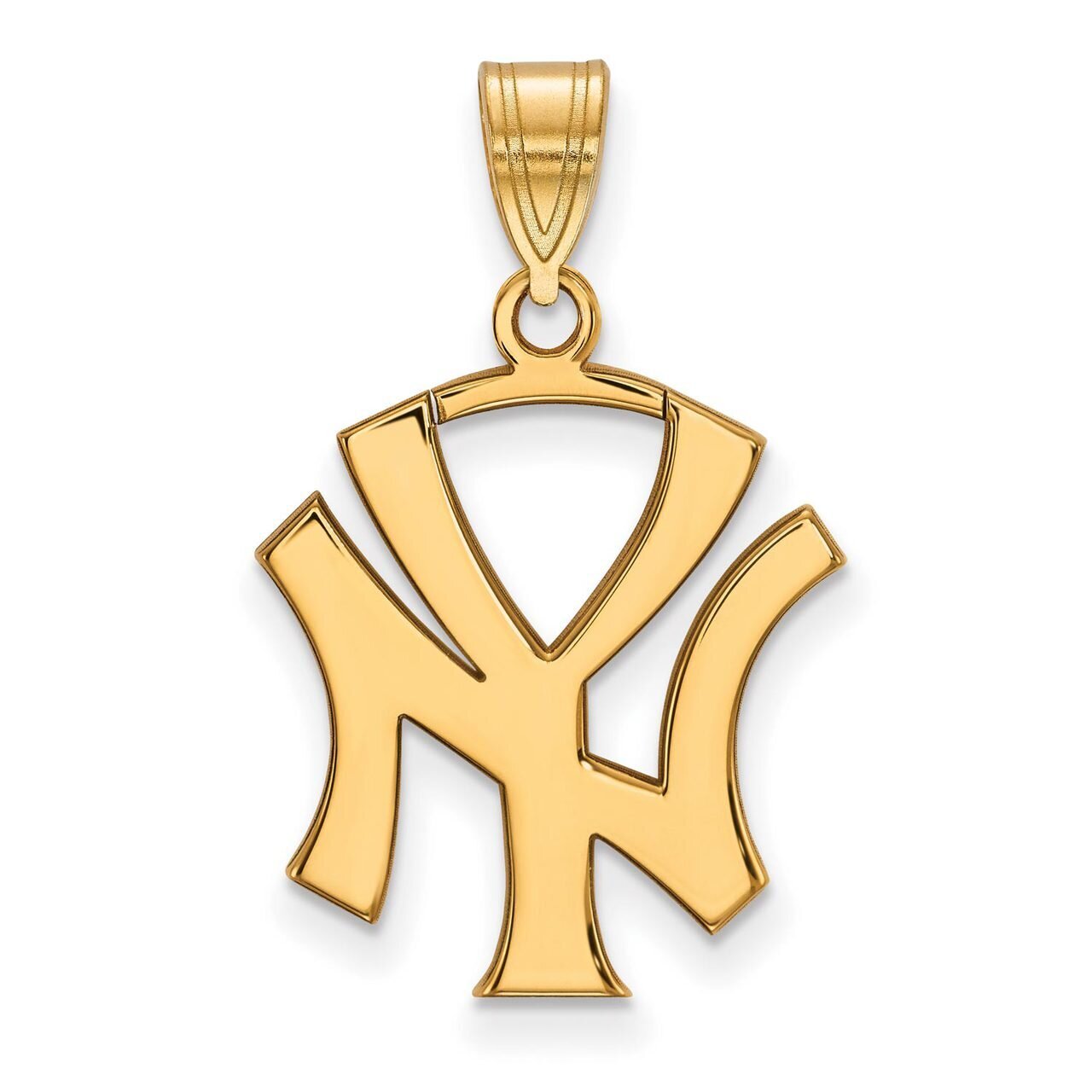 New York Yankees Large Pendant 14k Yellow Gold 4Y046YAN