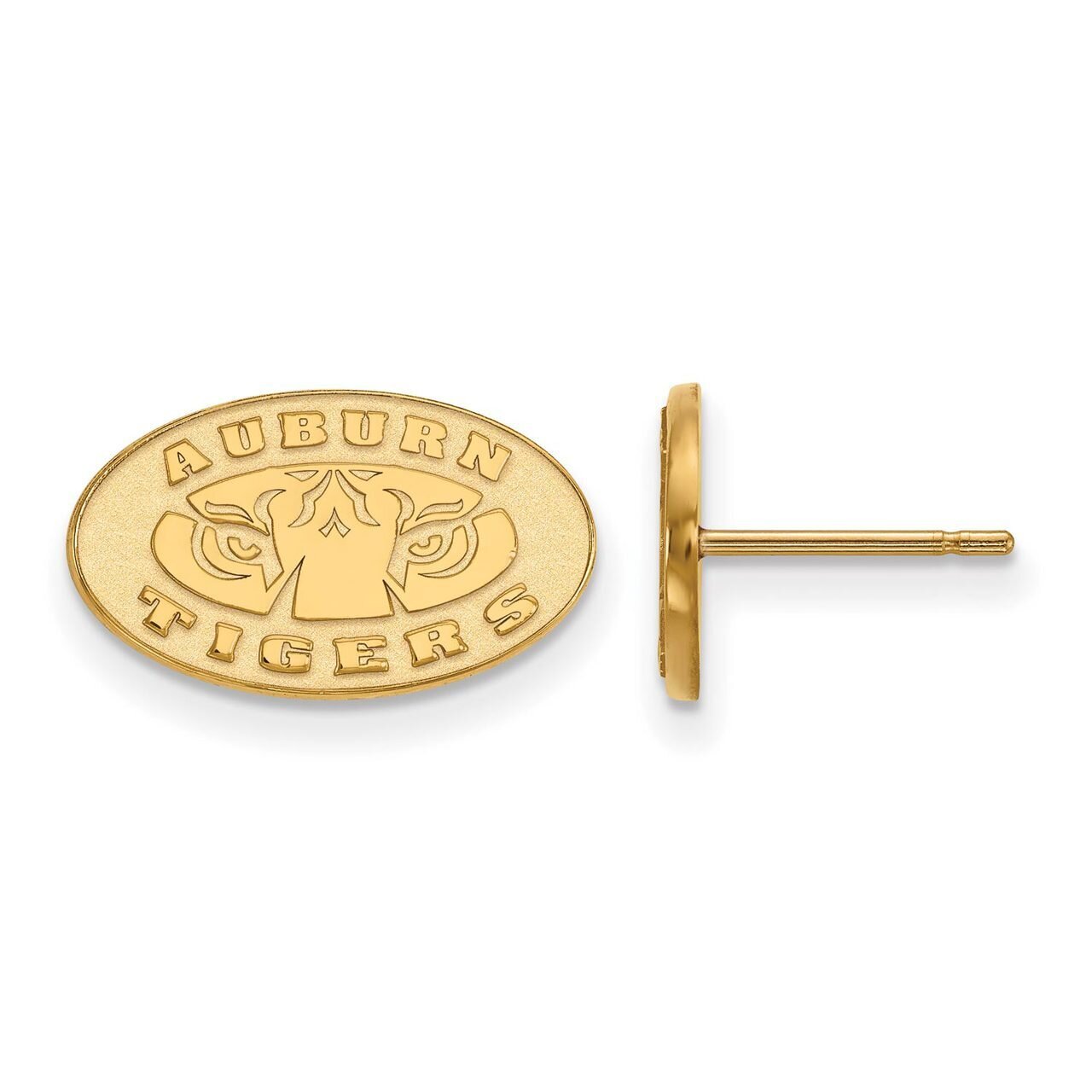 Auburn University x-Small Post Earring 14k Yellow Gold 4Y049AU