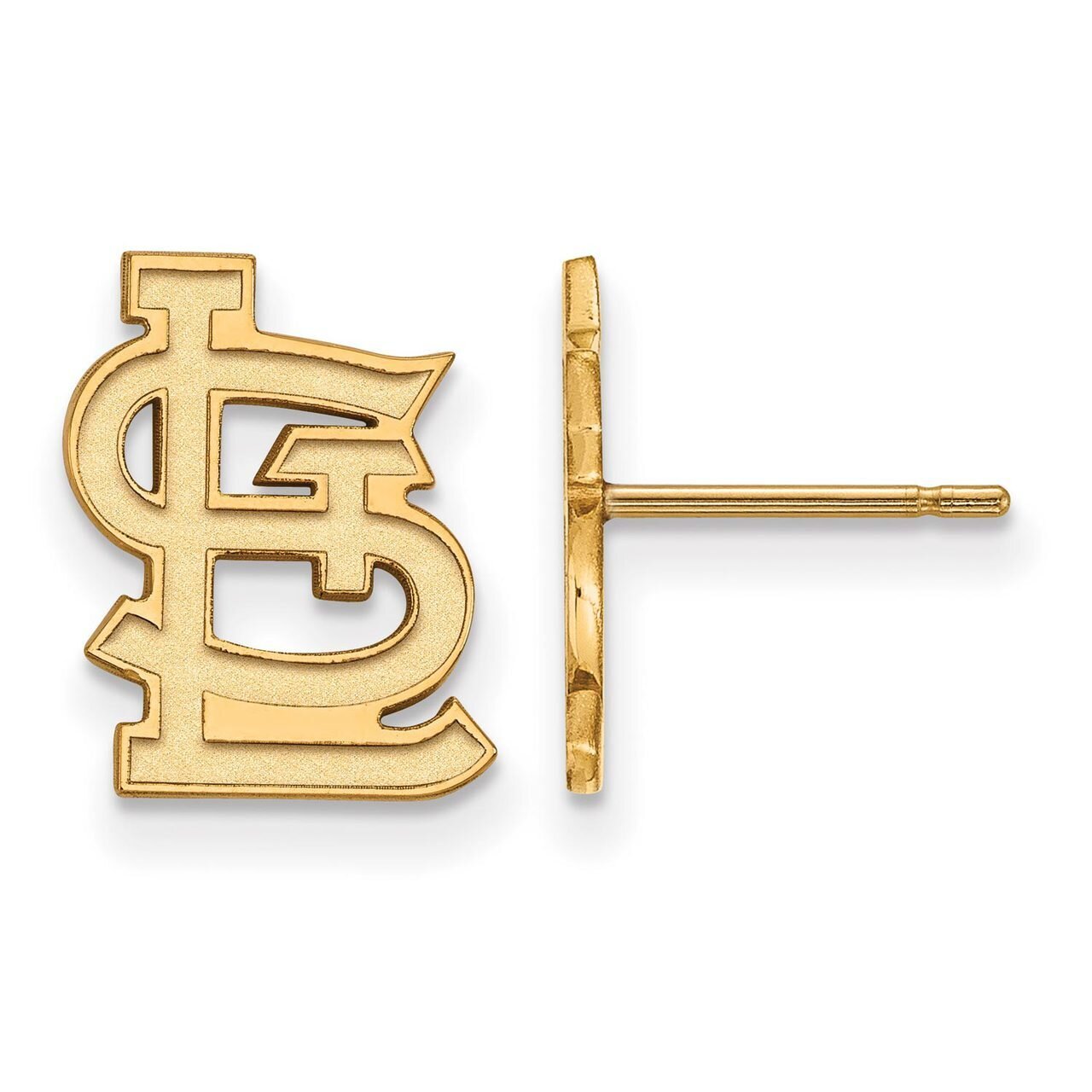 Saint Louis Cardinals Small Post Earring 14k Yellow Gold 4Y051CRD, MPN: 4Y051CRD, 886774883977