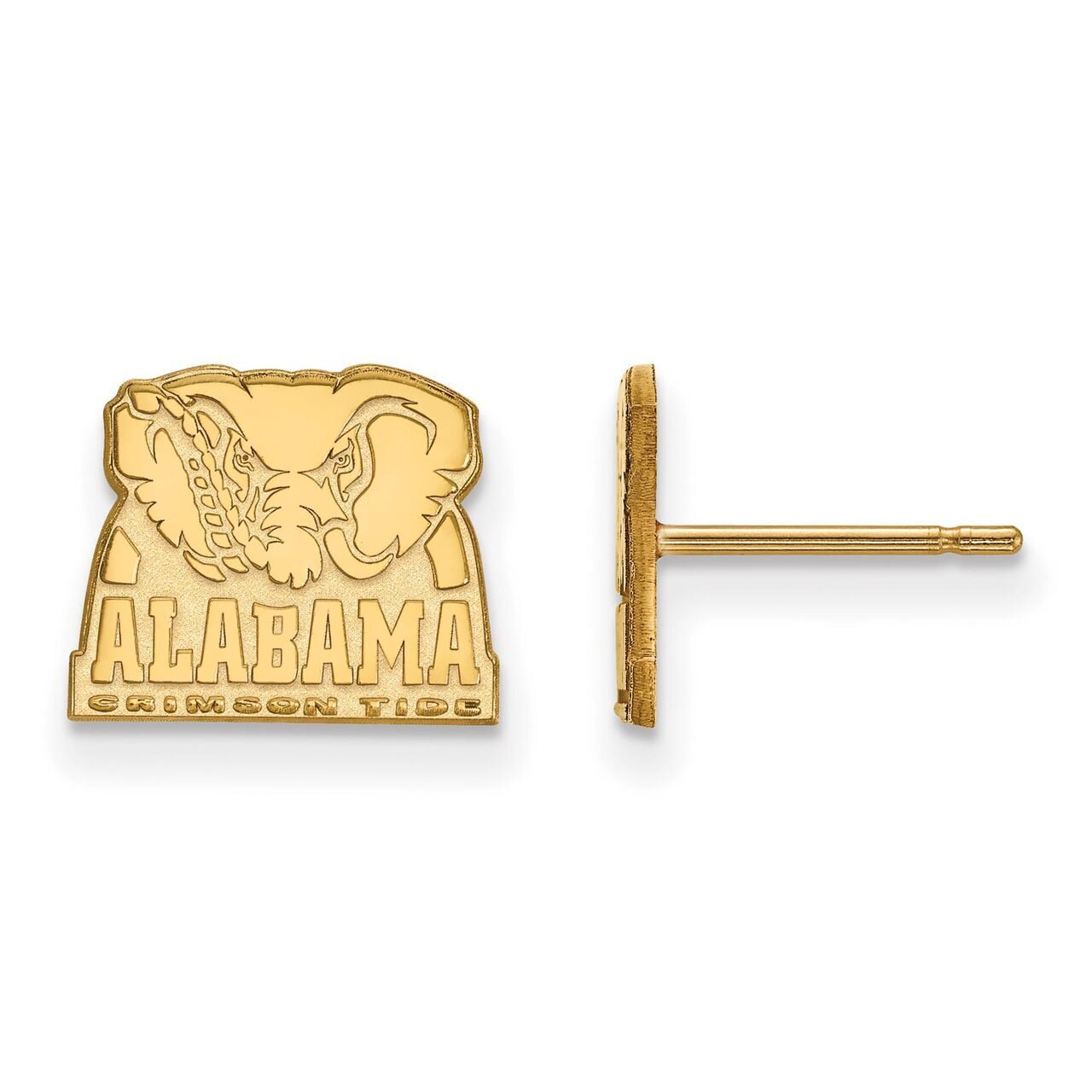 University of Alabama x-Small Post Earring 14k Yellow Gold 4Y066UAL