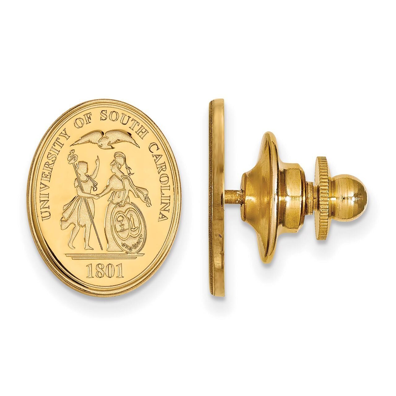 University of South Carolina Crest Lapel Pin 14k Yellow Gold 4Y066USO, MPN: 4Y066USO, 886774886961