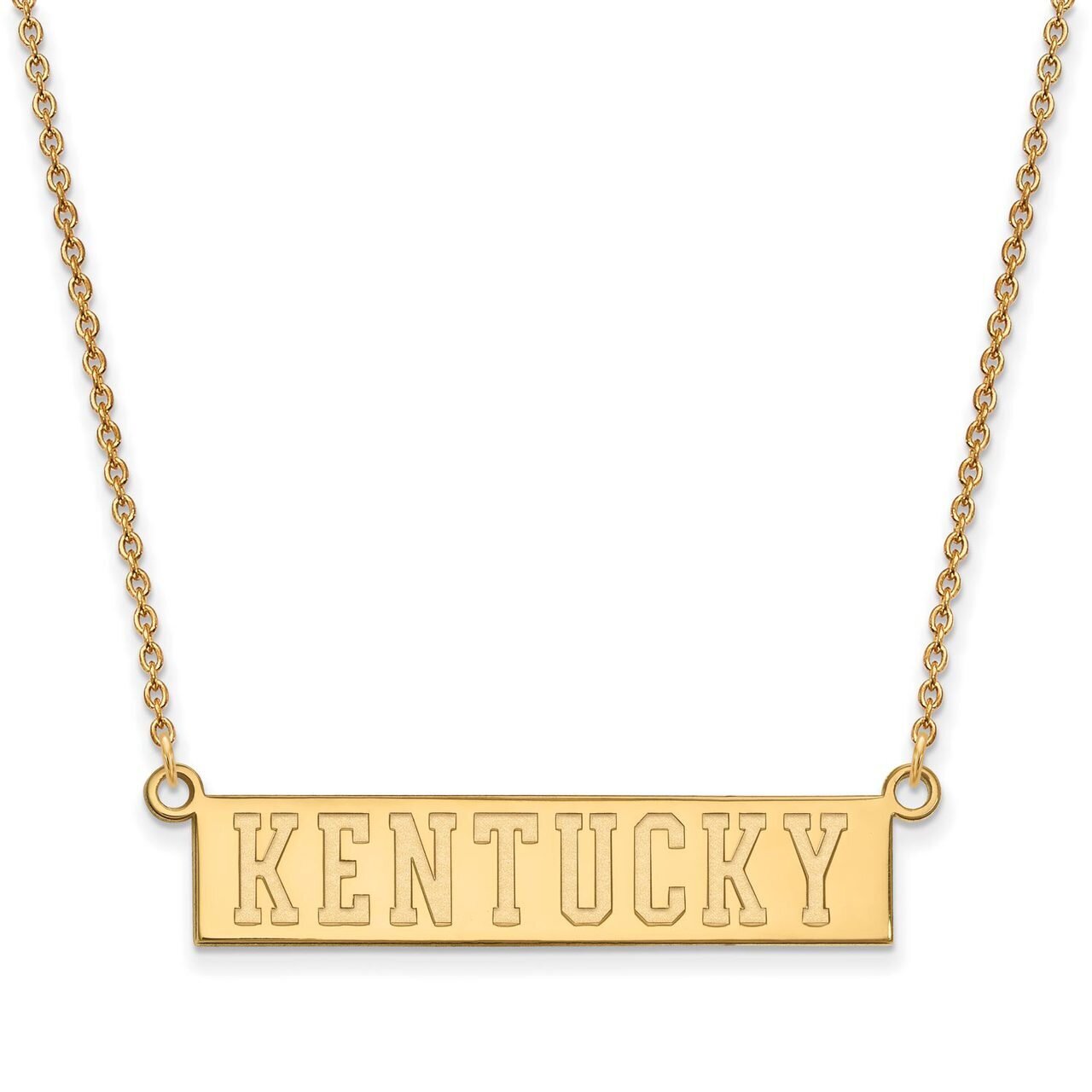 University of Kentucky Small Pendant with Chain Necklace 14k Yellow Gold 4Y072UK-18