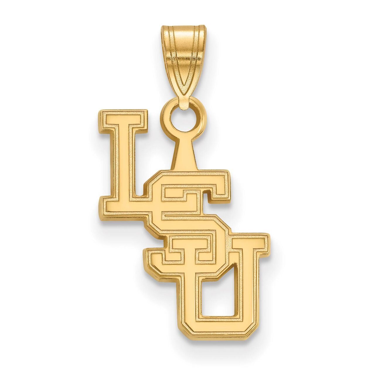 Louisiana State University Small Pendant 14k Yellow Gold 4Y079LSU, MPN: 4Y079LSU, 886774888514