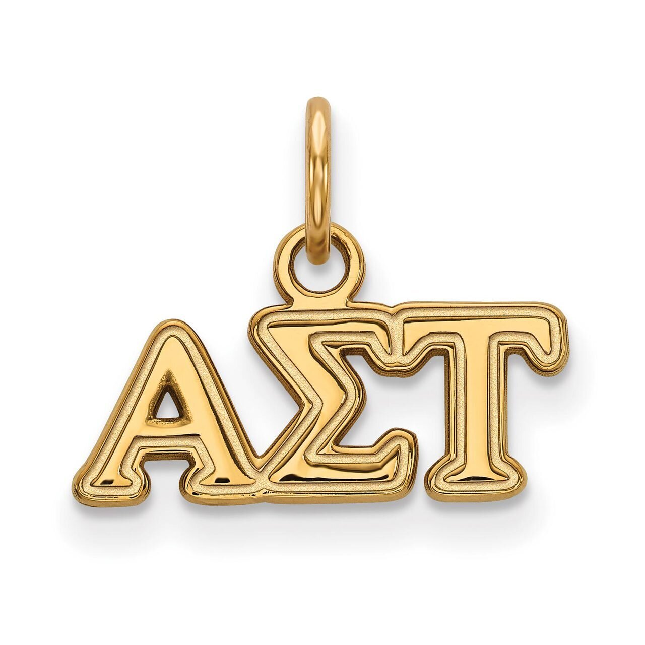 Alpha Sigma Tau Extra Small Pendant Gold-plated Silver GP001ALS, MPN: GP001ALS, 191101099601