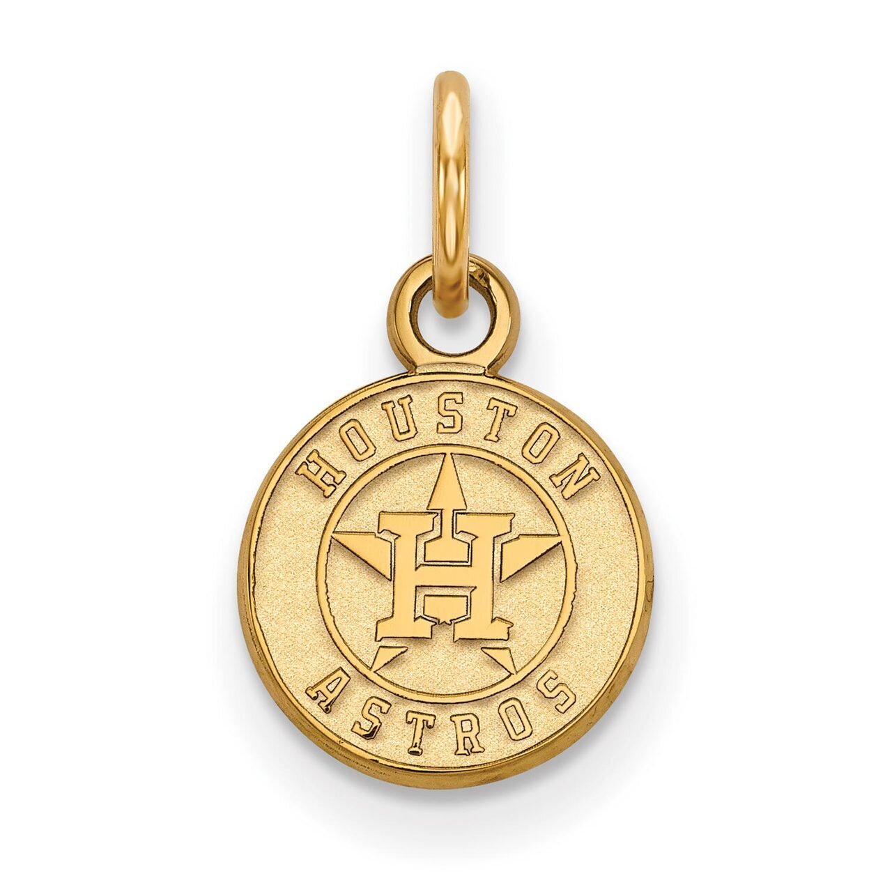 Houston Astros x-Small Pendant Gold-plated Silver GP001AST